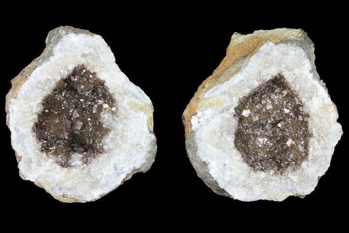 Keokuk Geode with Calcite Crystals - Missouri #96557